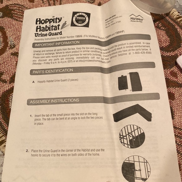 Midwest Homes for Pets Small Pets Nwt Hoppity Habitat Set Of Two